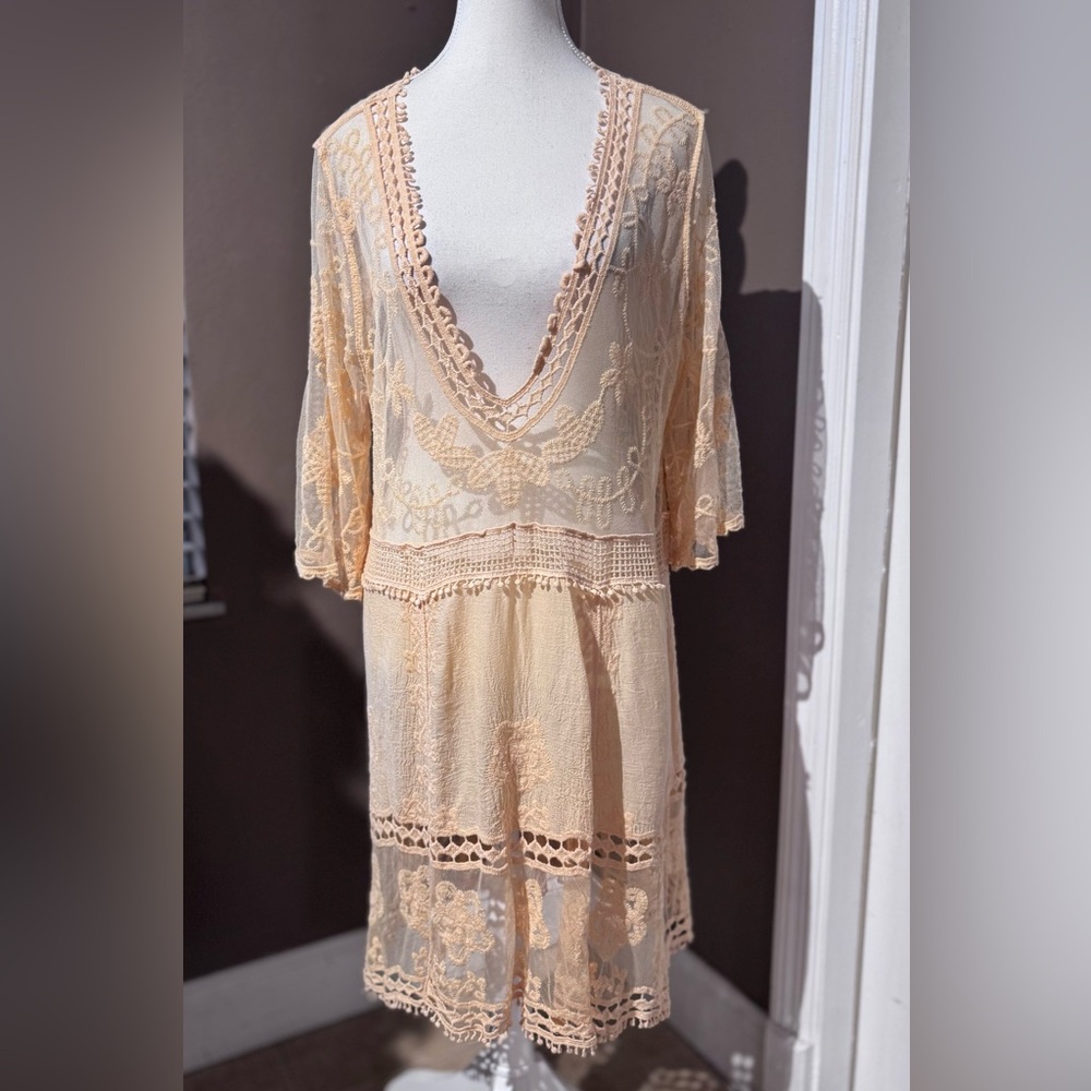 Lace Bathing Suit Cover-Up